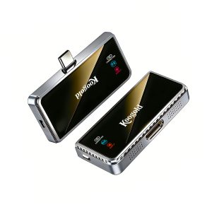 Wireless USB-C Transmitter and Receiver,1080P@60Hz Display Kit | Supports phone, tablet and laptop screen mirroring on compatible displays,Plug-and-play