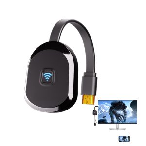 4K Wireless Display Adapter for TV, Screen Mirroring iOS Android Windows | Wireless display adapter enables screen mirroring from iOS, Android and Windows devices to TV, monitor or projector