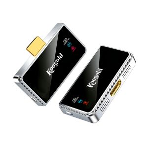 Wireless Transmitter and Receiver, Plug and Play Extender Kit | Wirelessly transmit video and audio to compatible displays with plug-and-play setup, LED guidance and efficient cooling